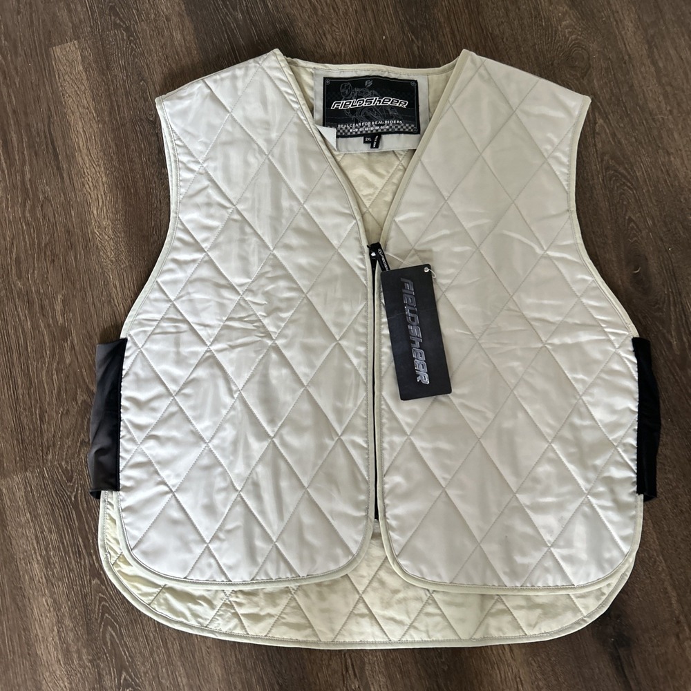 FIELDSHEER Motorcycle Bike Quilted Cooling Iceberg Vest Size 2XL NEW